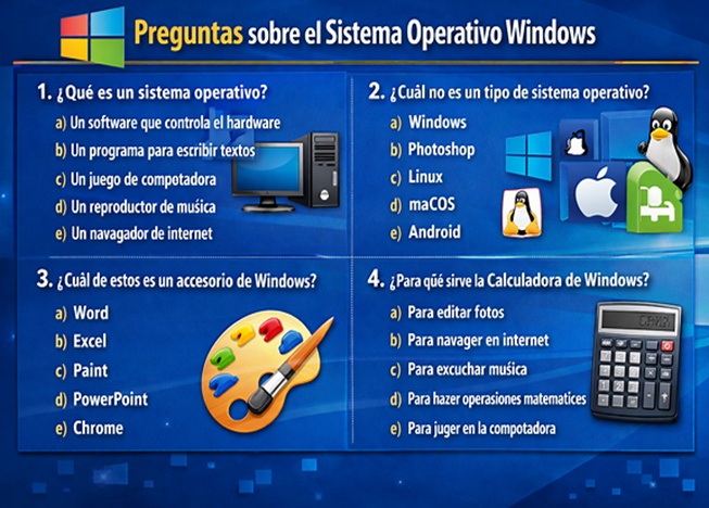Preguntas sobre Windows
