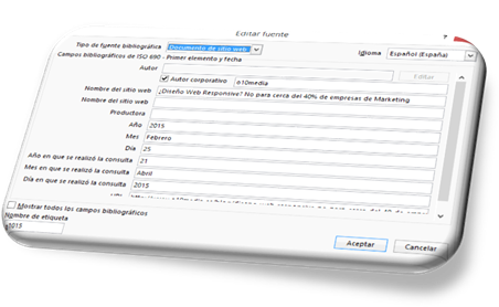 C�mo insertar bibliograf�a y notas al pie en Word